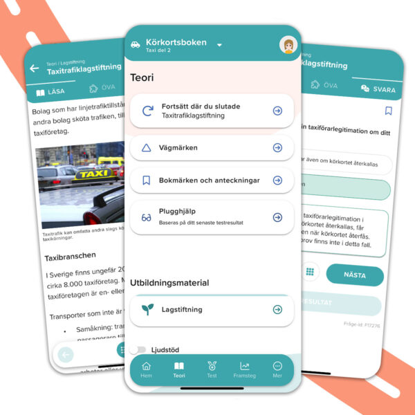 Körkortsboken™ Taxi del 1 & 2 - Bild 4